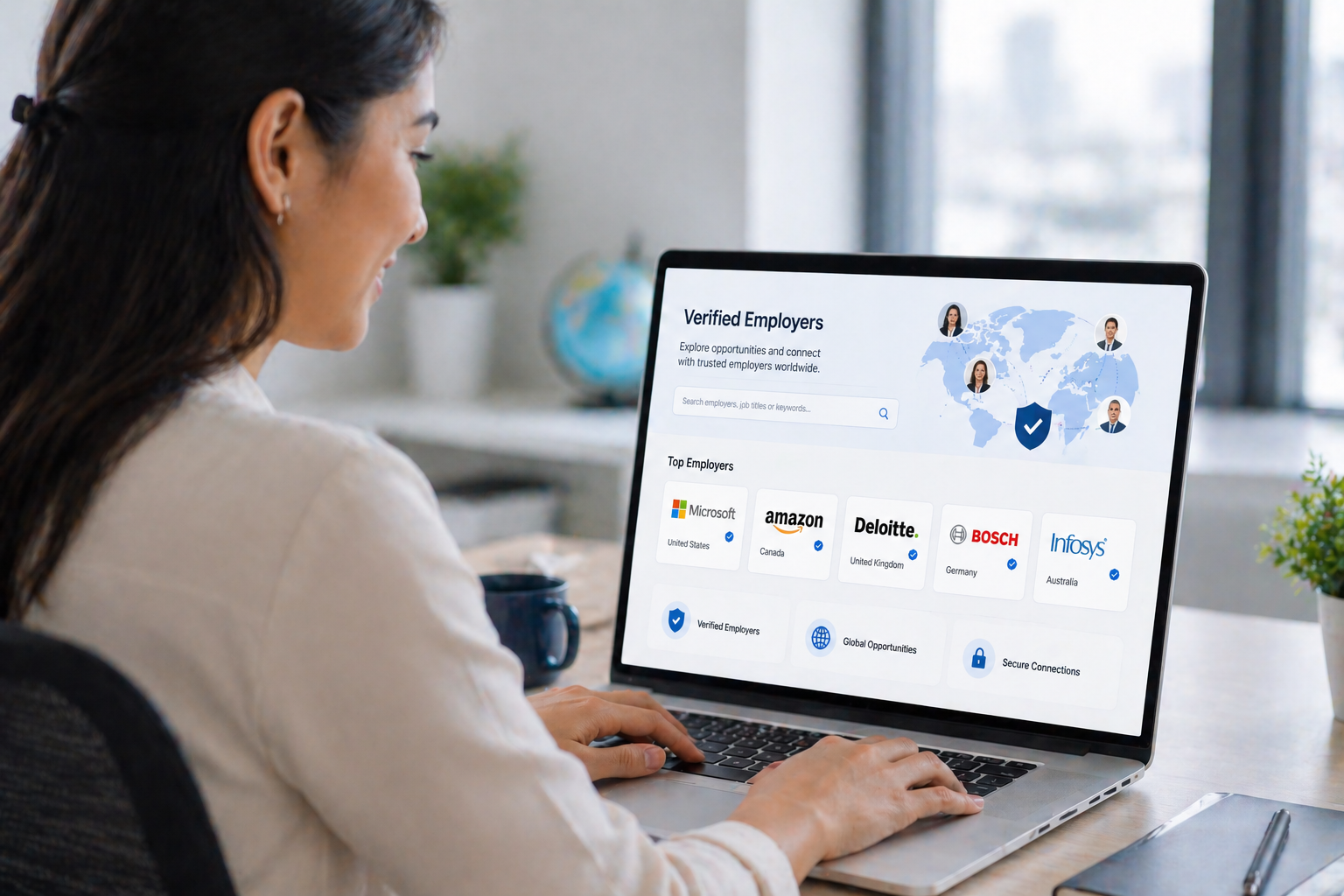 Connect With Verified Employers Abroad